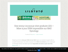 Tablet Screenshot of lilotuto.fr